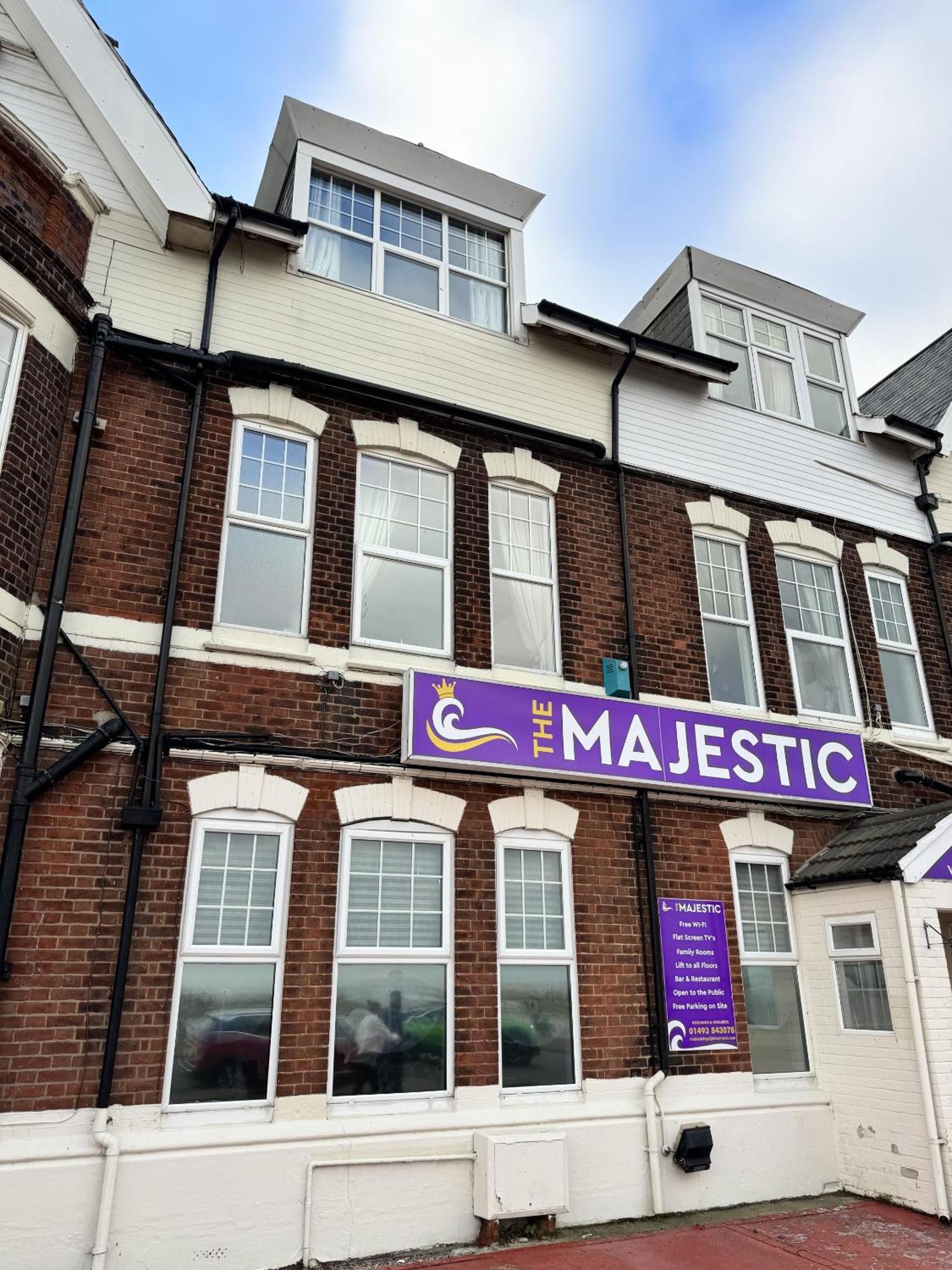 The Majestic Bed and Breakfast Great Yarmouth Eksteriør billede